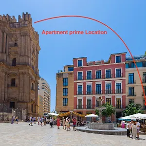C30 Deluxe Studio With Terrace Into Cathedral Square Apartment Málaga